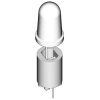 Spacer, 6.1 mm, black, for LED 3 mm/5 mm, 10007275