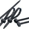 Cable tie, PA, (L x W) 200 x 7.6 mm, bundle-Ø 50 mm, black, -40 to 105 °C, 132-20360