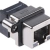 Złącze RJ45 Żeński Złącze RJ45 Przewlekany Amphenol Communications Solutions, 90° 8-żyłowe