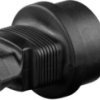 Line adapter, 95305, ground contact socket CEE 7/4 to Italian plug, max. 250 VAC/10 A