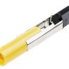 Lampka kontrolna Żółty 24V ac/dc Wysuwana do telefonów LED średnica 6.8mm długość 45mm
