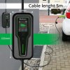 Qoltec Mobilna ładowarka do samochodu elektrycznego EV z regulacją 2w1 Typ2 3.5kW 230V LCD Przenośna Wallbox 5m