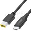 UNITEK Kabel zasilający USB-C - DC 11x4,5mm 65W PD do laptopów Lenovo 1,8m