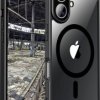 JT Berlin BackCase Pankow Hybrid Futerał backcase Apple iPhone 16 czarny, przeźroczysty Kompatybilny z MagSafe 11098