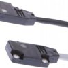Czujnik optyczny, Bariera świetlna, 10x3,5x14mm, Sn: 1m 12-24VDC, PNP NC (rozwierny), Kabel 2m PVC, IP67 OYQ30203