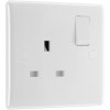 BG 821 White Nexus Moulded Single Switched 13A Power Socket