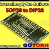 Uniwersalna płytka drukowana SOP28 to DIP28