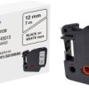 Taśma do nadruku Renkforce RF-LT-D45013 zamiennik Zamiennik DYMO D1 - 45013 12 mm Kolor taśmy: biały Kolor nadruku: czar
