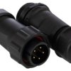 Przemysłowe złącza okrągłe 5, 5-pinowe SP21 Kabel, Układ szeregowy Wtyczka, gniazdo RS PRO