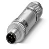 Złącze wielostykowe przemysłowe 3-pinowe M12 Montaż na kablu Wtyczka Phoenix Contact