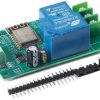 Moduł przekaźnika WiFi 1-kanałowy 30A ESP-12F płytka rozwojowa DC7-28V/5V ESP8266