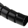 Opaska spiralna, Ø 20 → 23mm, materiał: PA 6, kolor: Czarny, RS PRO