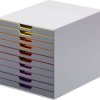 Szafka z szufladami Durable 761027 szary DIN A4, DIN C4, Folio, List Ilość szuflad: 10