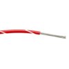 Przewód jednożyłowy linkowy, 0,5 mm², 16/0,2 mm, 20 AWG, PVC, 1 kV AC, Czerwony/Biały, dł. 100m, RS PRO