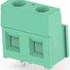 PCB terminal, 2 pole, pitch 7.62 mm, AWG 30-12, 17.5 A, cage clamp, green, 282845-2