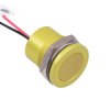 Q22F5AYXXSY110E Super Bright Yellow Flush 22mm 110VAC LED Panel Indicator IP67 APEM