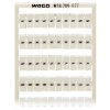 WAGO 209-677 WSB Quick Marker Vertical (N) 100ea White
