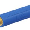 4 mm plug, crimp connection, 1.0 mm², blue, 64.2053-23