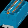 1047419 PTFIX distribution block, 4/18x1.5, blue