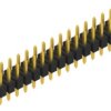 Pin header, 30 pole, pitch 2.54 mm, straight, black, 10054948