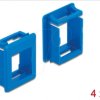 86764 Keystone holder for housing, 4 pieces, blue