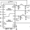 Dual step-down DC/DC converter with adjustable output