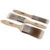 Sealey SPBS3W Wooden Handle Paint Brush Set 3pc