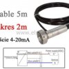 Hydrostatyczny czujnik poziomu; zakres 2m; 4-20mA