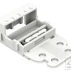 Adapter montaźowy 221-505;Seria 221 4mm2;do złączek 5-przewodowych;WAGO