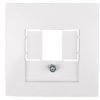 Berker/B.Kwadrat Element Centralny Gniazda Tae I Głośnikowego Biały 5310338989