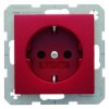 Gniazdo SCHUKO czerwony S.1/B.1/B.3/B.7 Glas 41431912