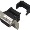 Złącze D-Sub 25-pinowe Żeński Poziomy