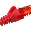 Kabel krosowy patchcord U/UTP kat.6 CCA czerwony 1m 68441