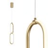 Lampa Wisząca Led,Lampa Sufitowa 12W, 700Lm, 4000K, Ip20, Różowe Złoto,...