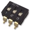 A6S-3101-H przełącznik dip switch 3 polowy; SMD