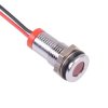 Q8F7CXXHR02E-X0446 Hyper Bright Red Flush 8mm 2.2VDC LED Panel Indicator IP67 APEM