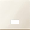 432844 System M, rocker for switch, symbol window, white glossy