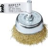 kwb Szczotka garnkowa, karbowany drut mosiężny, do użytku z wiertarkami i wkrętarkami akumulatorowymi 609113 1 szt.