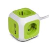 MagicCube poczwórne gniazdko prądowe, 2 wejścia usb 1,4m GreenBlue GB118 GB118