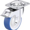 Blickle 936211 L-POTHS 100KA-FI Rolka obrotowa z blachy stalowej Średnica koła: 100 mm Maksymalne obciążenie: 200 kg 1 s