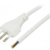 S26-3/07/1.8WH Kabel: 3x0,75mm2, CEI 23-50 (L) wtyk, 1,8m