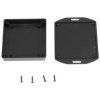 Hammond 1551XXFLBK Miniature Plastic Enclosure - Flanged 80 x 80 x 15 Black