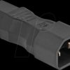 80467 Power Adapter IEC 60320 - C14 to C13, male / female, 10 A, strai