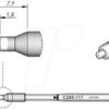 C245117 Lötspitze C245 Sondertypen, C245117/Ø 1,45 mm, für THT-Lötungen