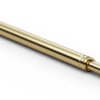 Standard test pin with probe, Quadruple-crown, Ø 1.37 mm, travel  6.4 mm, pitch 2.54 mm, L 33.3 mm, F10014B130G200