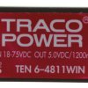 Przetwornica DC-DC, 6W, Uwe 18 → 75 V DC, Uwy 5V dc, Iwy 1.2A, TRACOPOWER