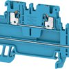 Multi level terminal block, push-in connection, 0.5-1.5 mm², 4 pole, 16 A, 6 kV, blue, 2471430000