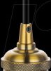 49507 Vintage pendant light, E27 base, textile cable 1.5 m, bronze