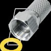 FFL0/7DL Twist-on F connector for Ø 7.0-mm aerial cables