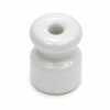 Uchwyt kabla ceramiczny biały 18x23mm Ceramic Classic Loft